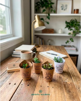 40 Mini Suculentas Para Lembrancinhas personalize do seu jeito 